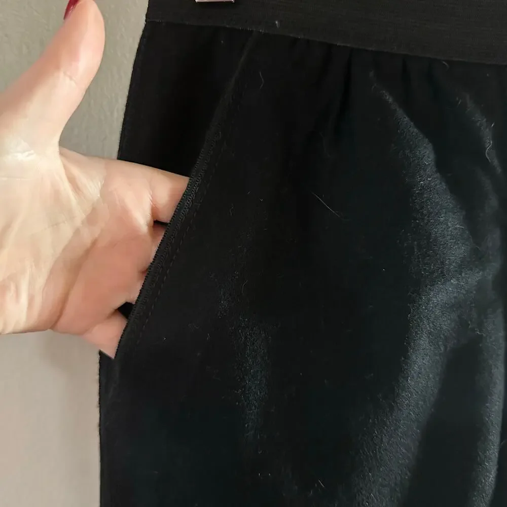 Marc Jacobs Black Cropped Wool Trousers Size 0